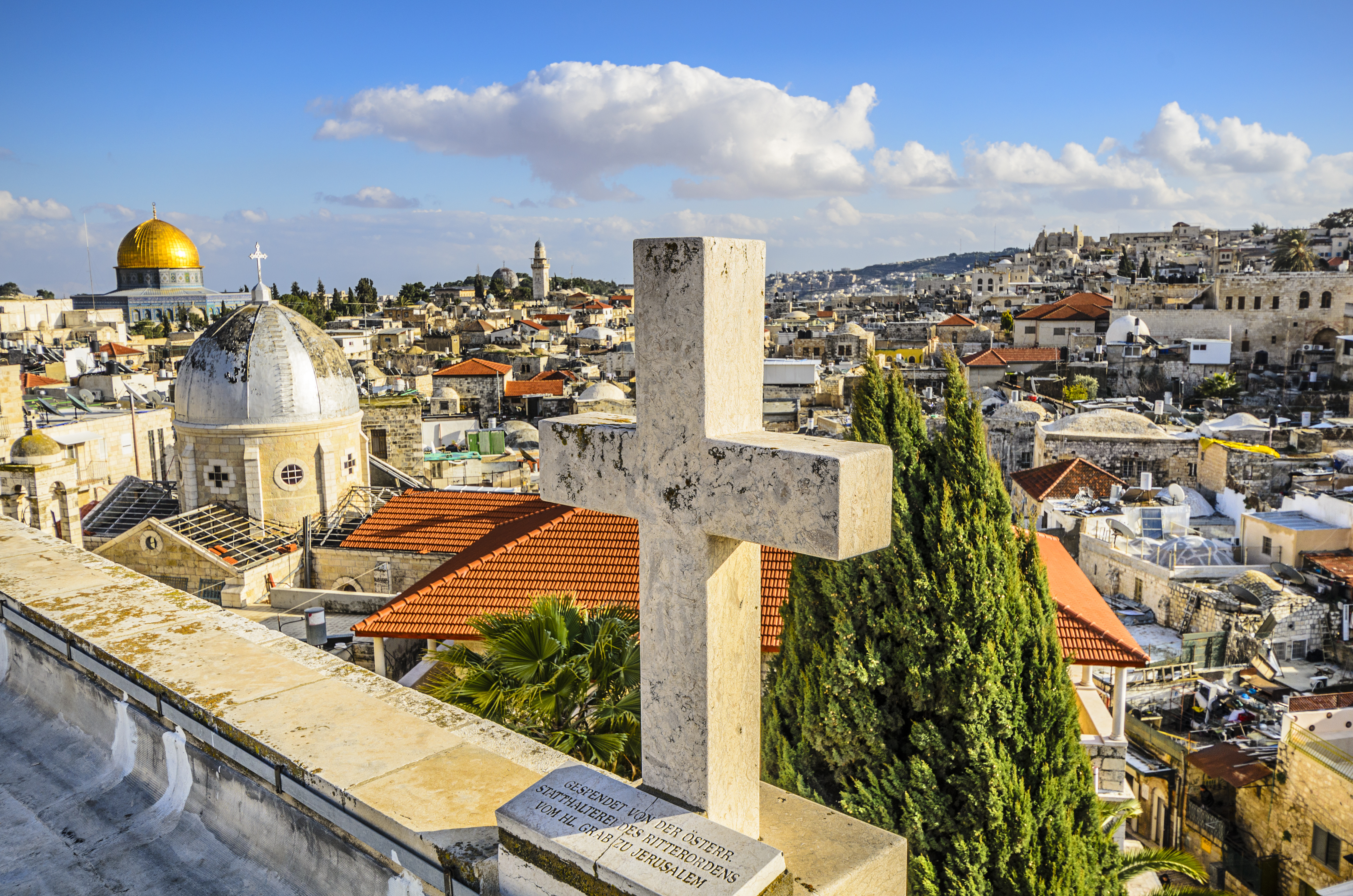 Jerusalem, Israel Old City cityscape.