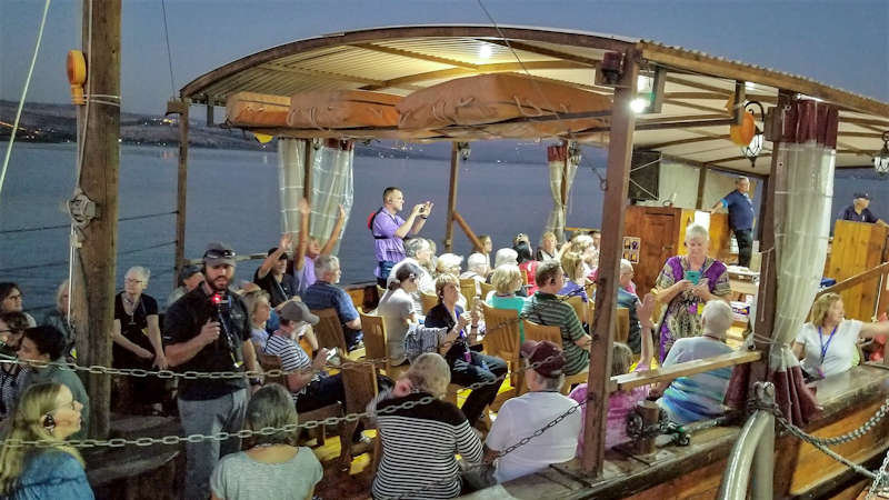 Worshiping on the Sea of Galilee